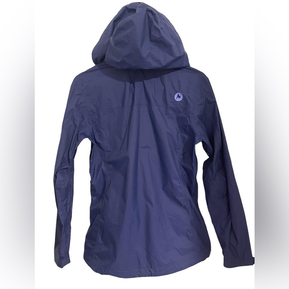 Marmot Air Vented Nylon Shell Hooded Rain Jacket Size S - Picture 2 of 16